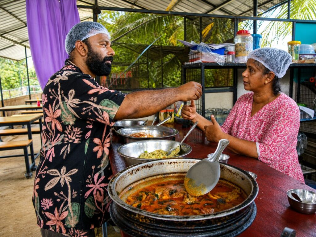 In the Kitchen of Vaikom Fish Farm