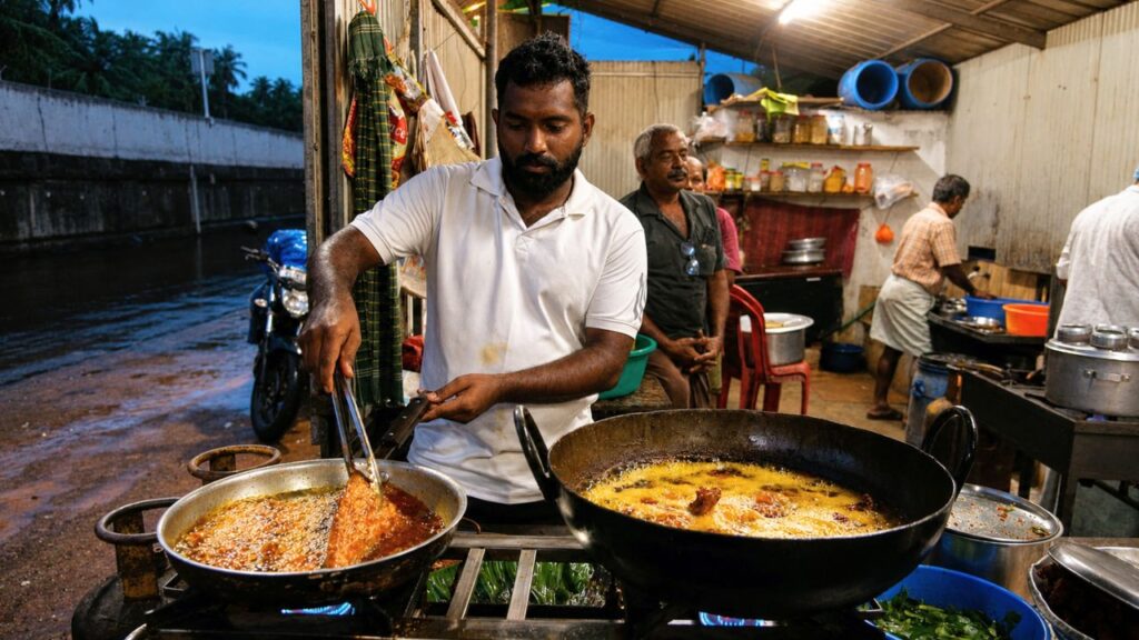 Famous Seafood Street Food in Kozhikode | Nasar Thattukada