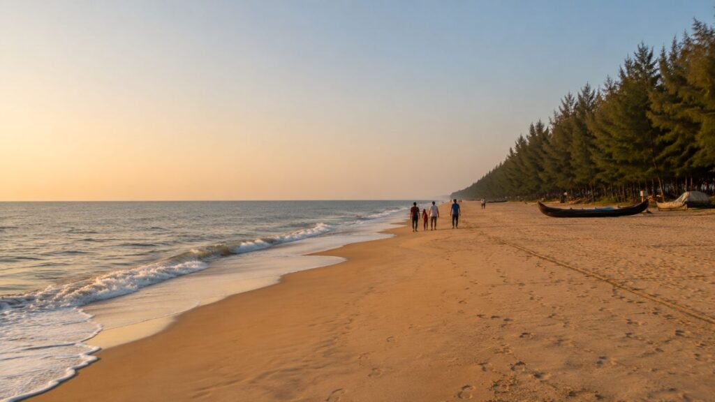 Kuzhupilly beach near Cherai Kochi