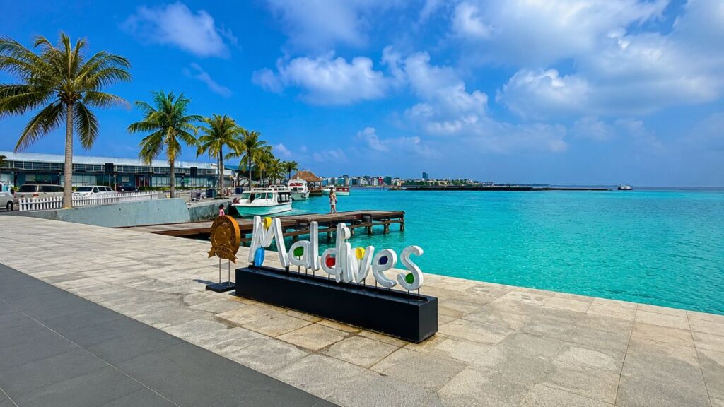 View from Maldives Airport - Maldives Travel Guide