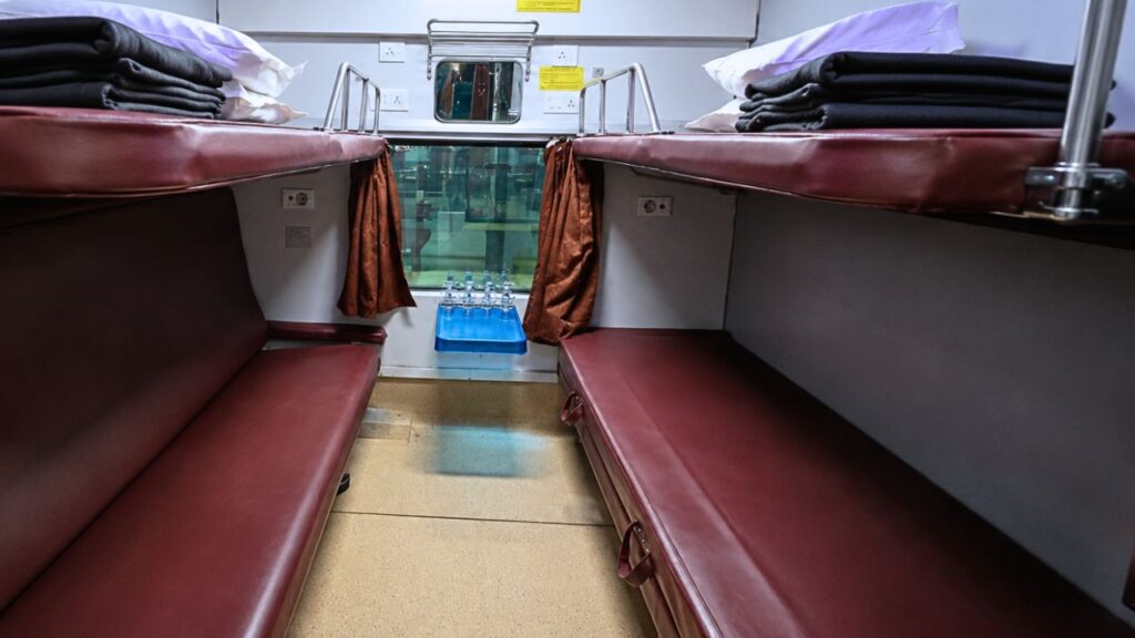 Rajdhani Express First AC Cabin