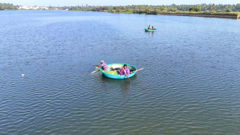 Coracle Fishing at Mallar Kulam