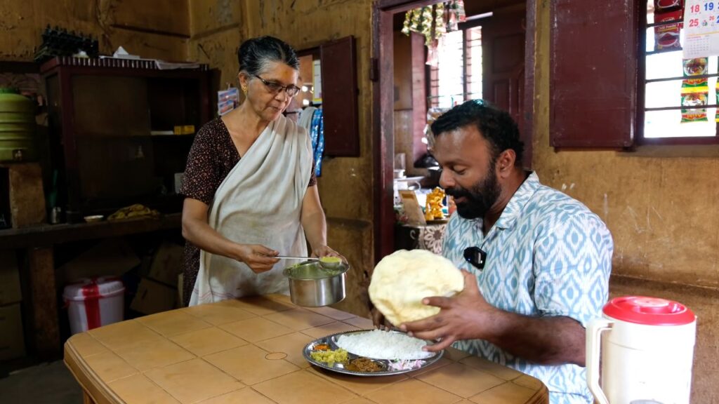 Lunch from Aswathy Hotel and Tea Shop in Mekkarai