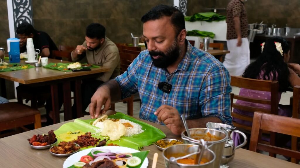 Enjoying Seafood Meals at Meen Restaurant Triprayar