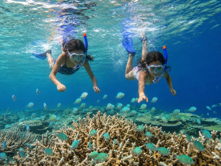 First-time Snorkelling in Maldives