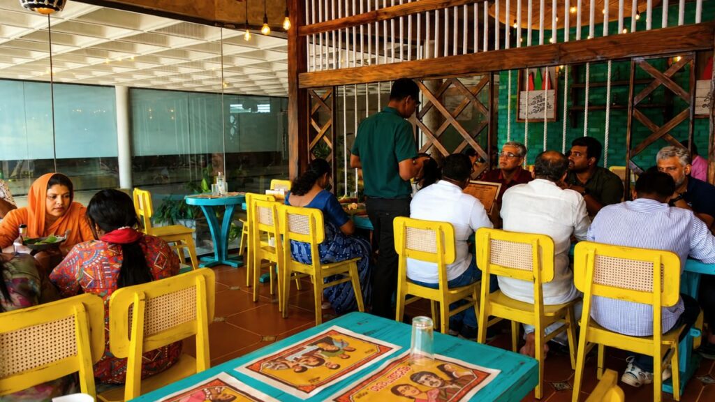 Interior of the Toddy Shop with No Toddy in Kochi