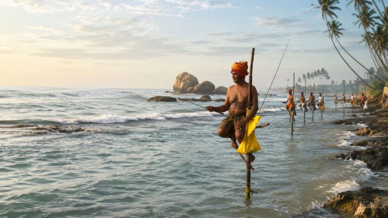 Stilt Fishing in Sri Lanka - Real or Fake?